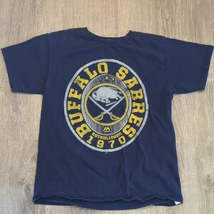 Buffalo Sabres NHL Navy and Gold Tee  Boys